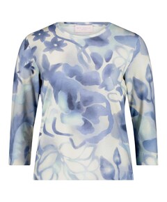 Dames longsleeve blauw