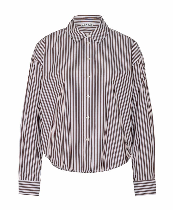 Dames blouse bruin
