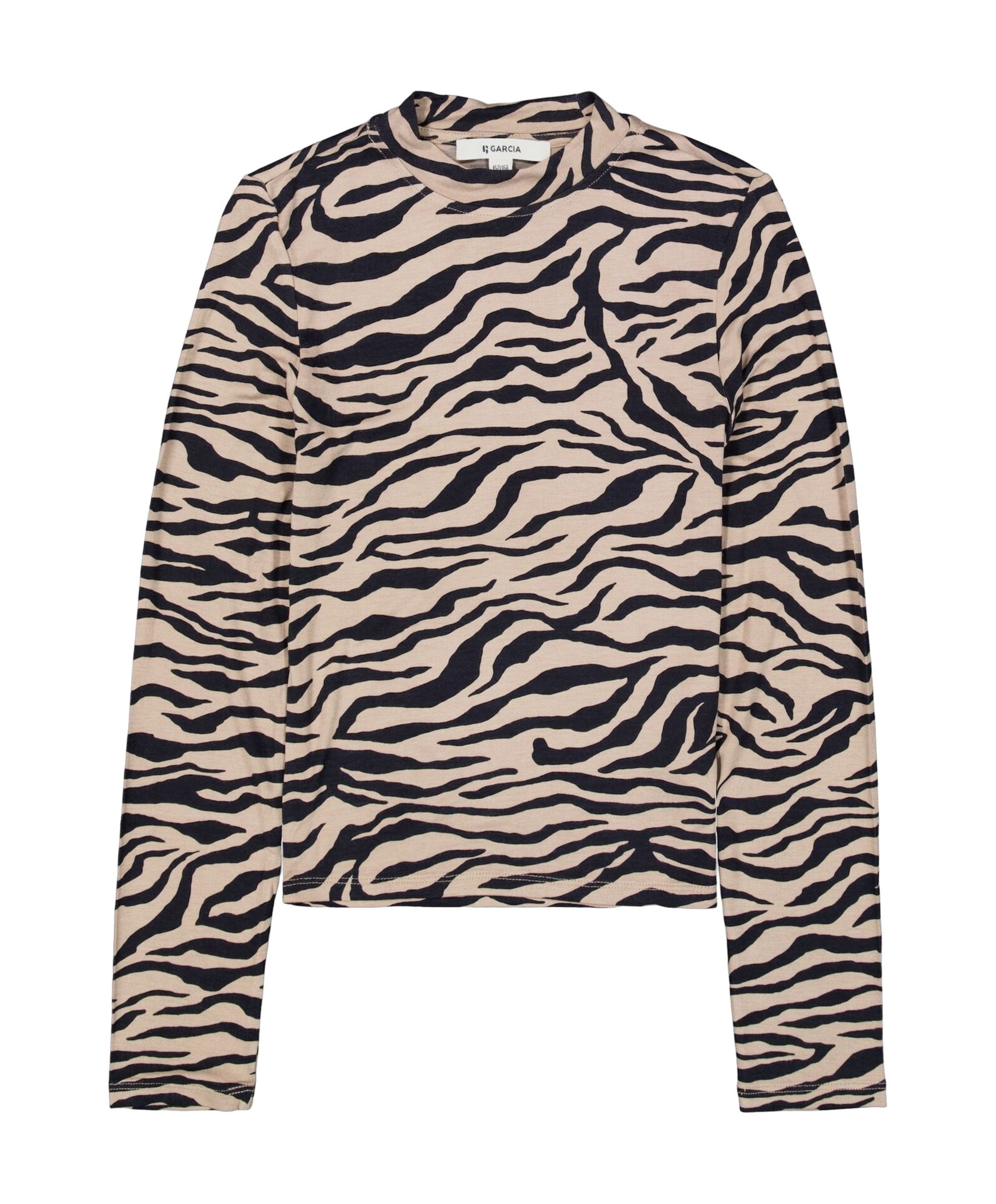 Meisjes longsleeve beige
