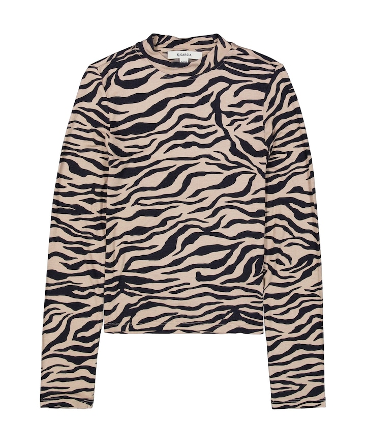 Meisjes longsleeve beige