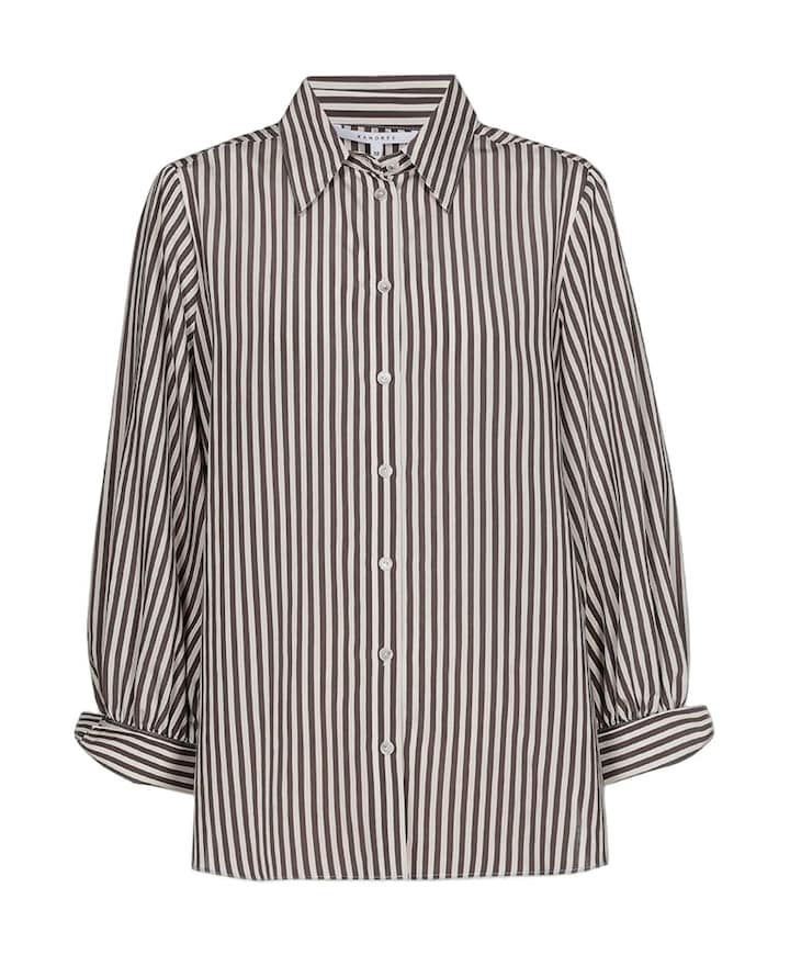 Dames blouse bruin