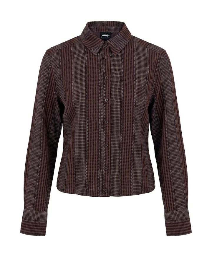 Dames blouse blauw