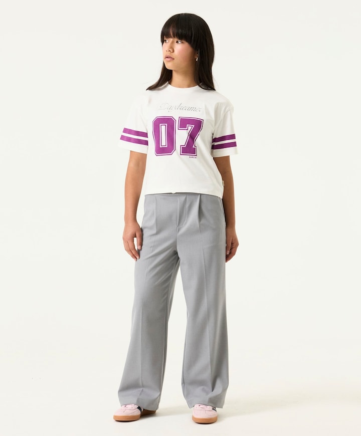 Meisjes T-shirt ecru