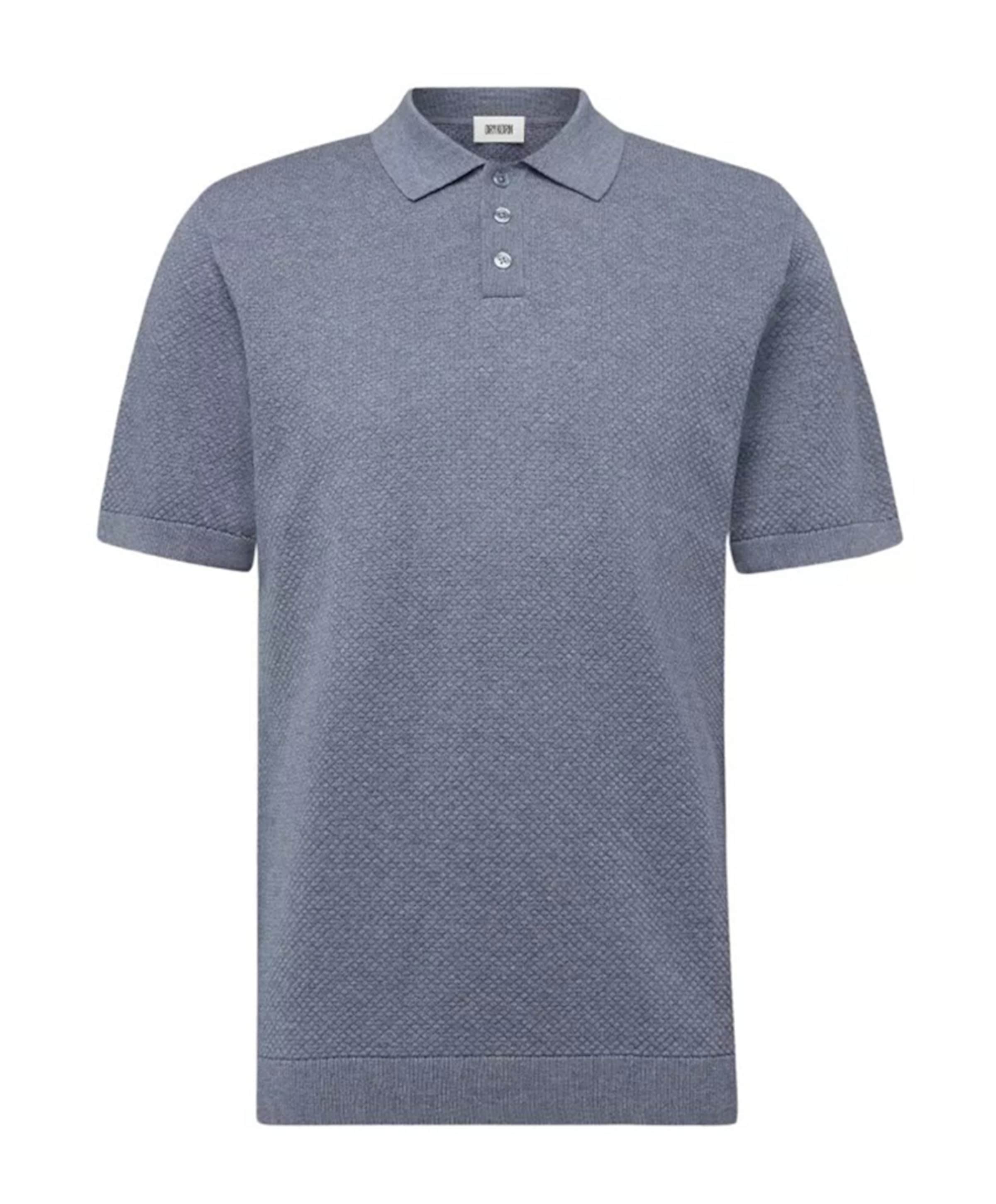 Heren polo blauw
