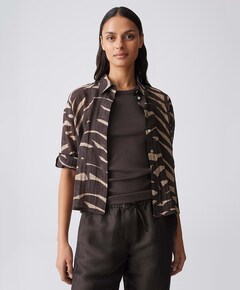 Dames blouse bruin