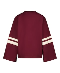 Meisjes longsleeve bordeaux