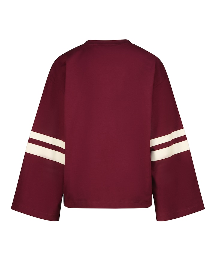 Meisjes longsleeve bordeaux
