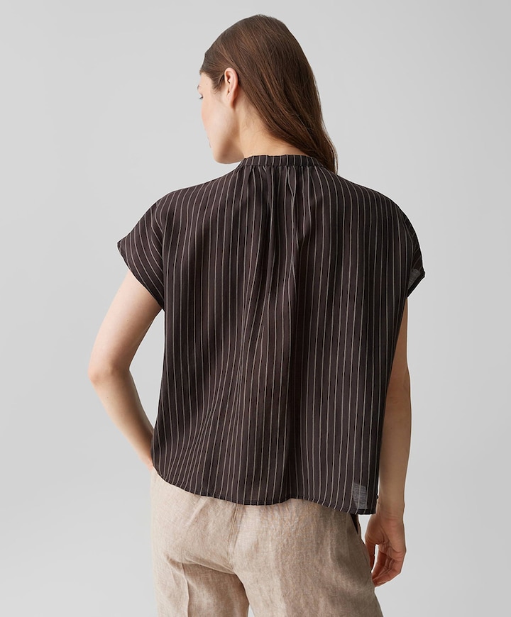 Dames blouse bruin