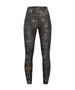 Printed High Waist tight bruin