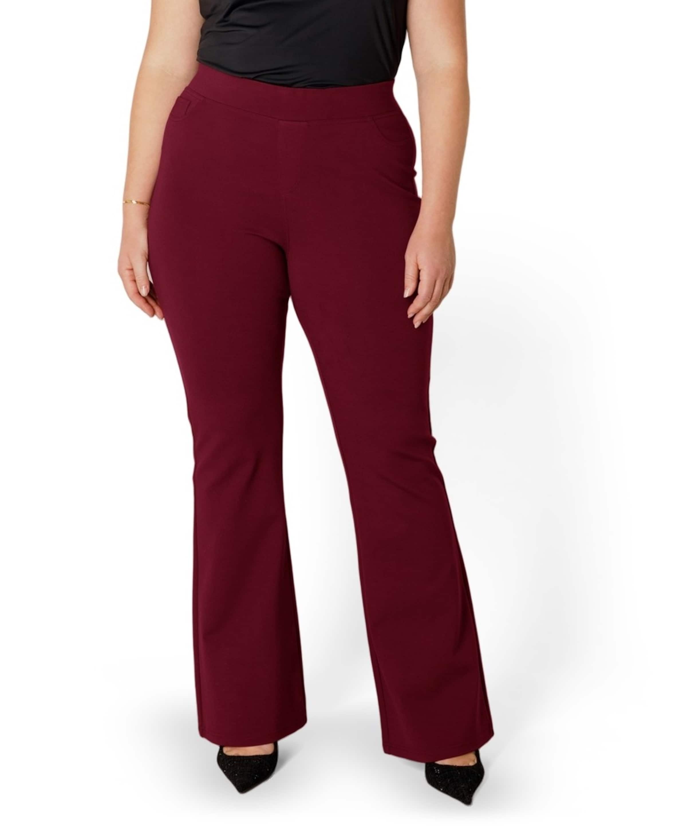 Allie dames broek bordeaux