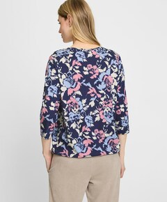 Dames longsleeve blauw