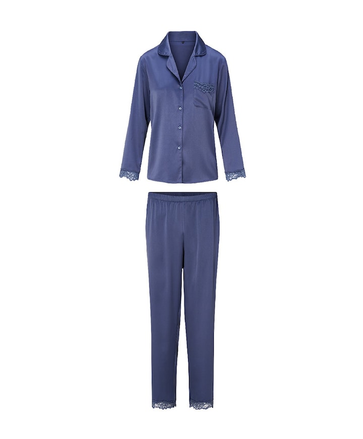 Dames pyjamaset grijs