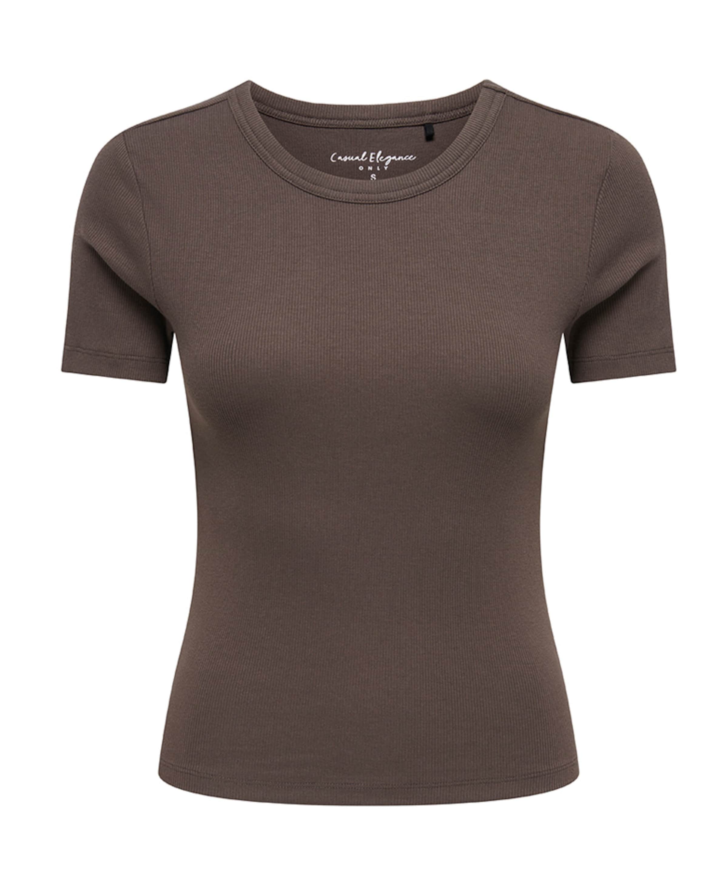 Dames T-shirt bruin