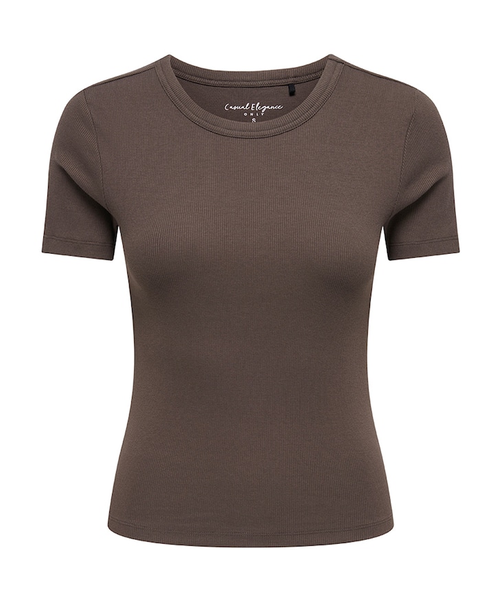 Dames T-shirt bruin