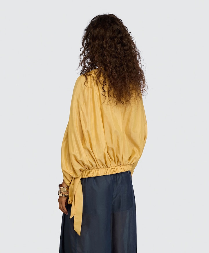 Dames blouse geel