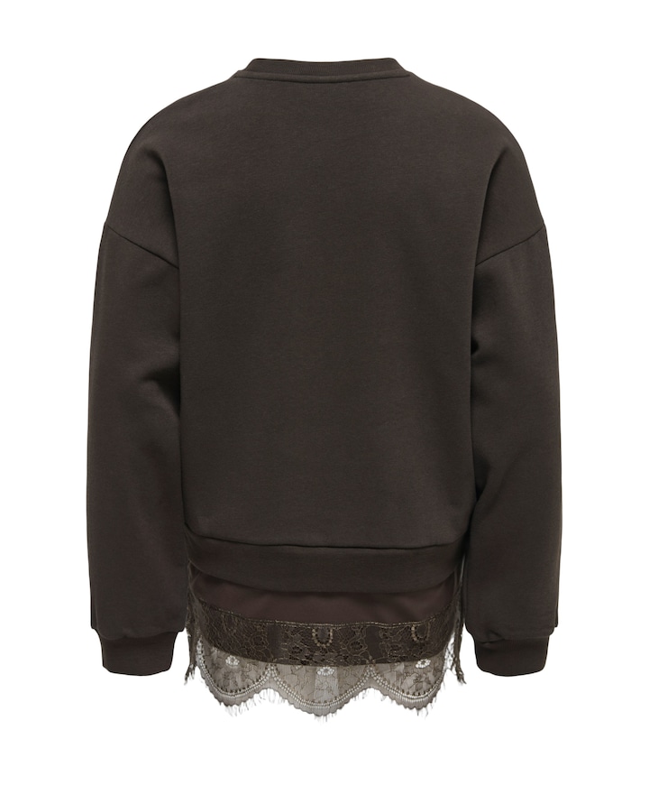 Meisjes sweater bruin