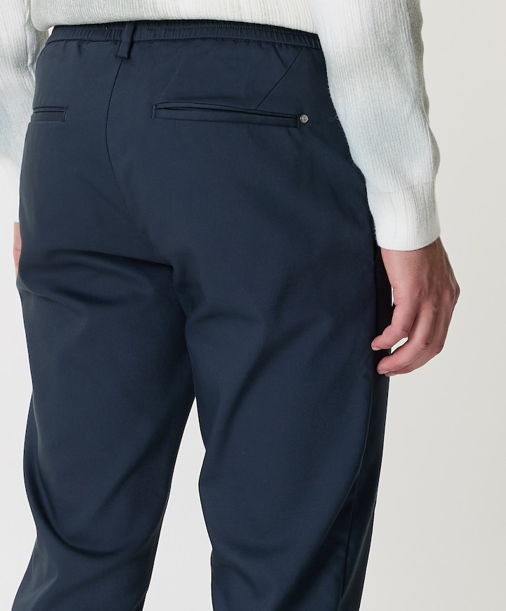 CYLAS TAPERED CHINO MEGDA POWER heren broek blauw