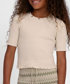 Meisjes T-shirt beige