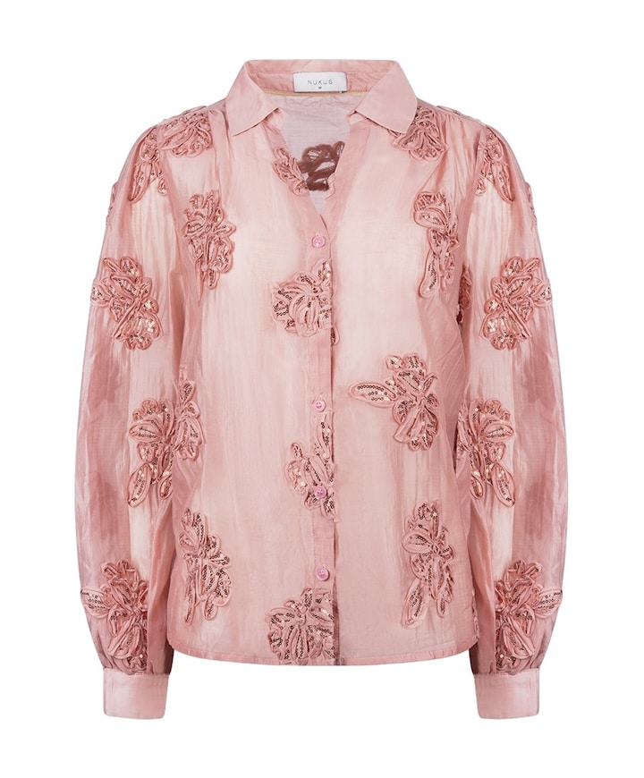 Dames blouse roze
