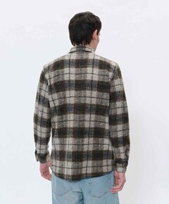 Heren overshirt bruin