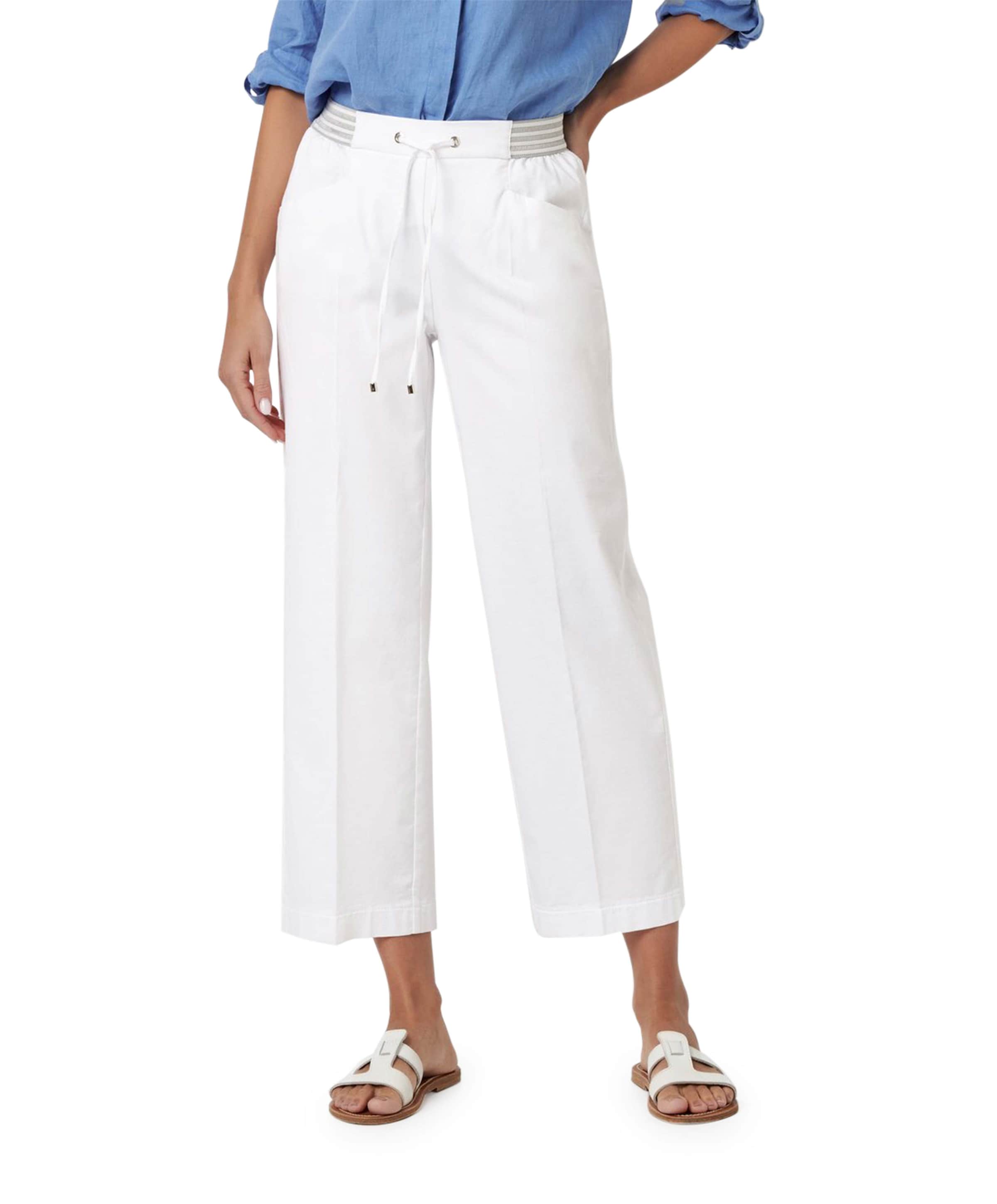 Sue Wide 7/8 dames broek wit