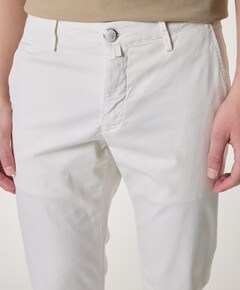 Bobby Slim Fit heren pantalon ecru