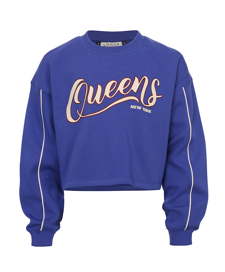 Meisjes sweater blauw
