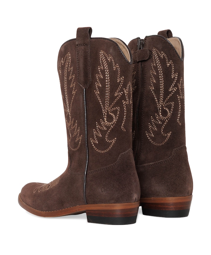 Country cuero meisjes laarzen bruin