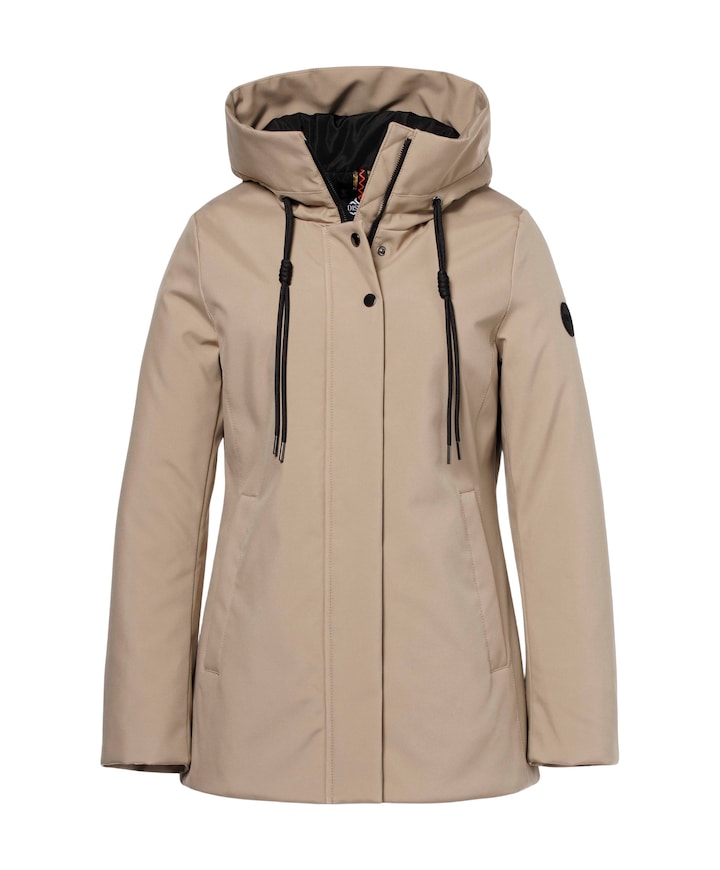 Dames jas beige