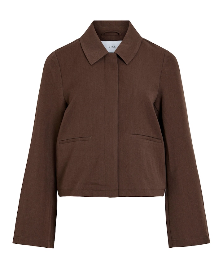 Dames blouse bruin