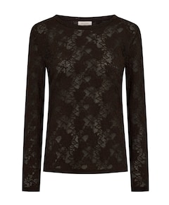 Dames longsleeve bruin