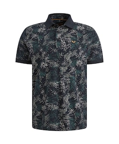 Heren polo blauw