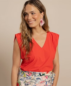 Dames top rood