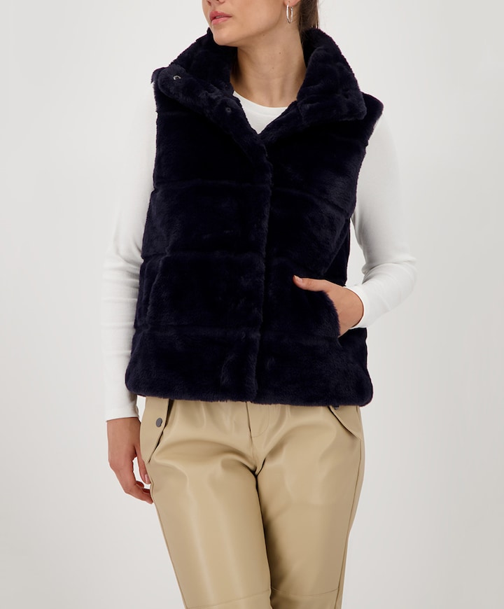 Dames bodywarmer blauw