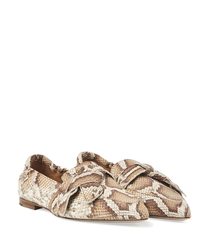 Lola Rayne dames loafers bruin