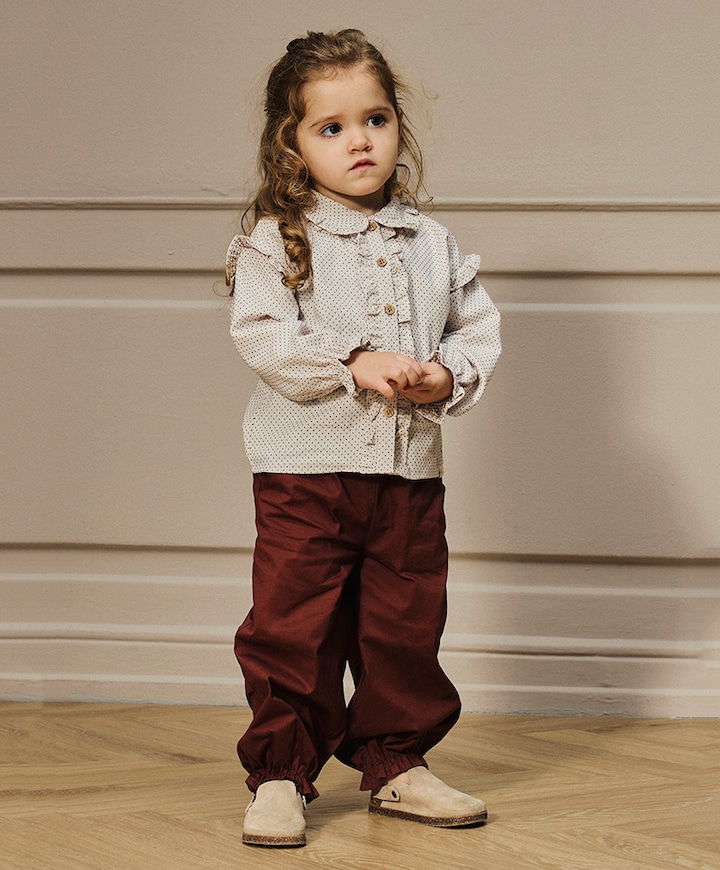 Blouse lange mouw ecru