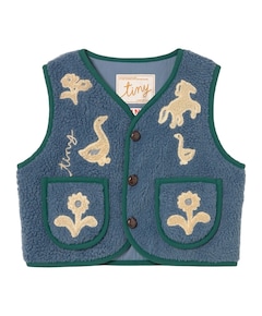 Uniseks gilet  blauw