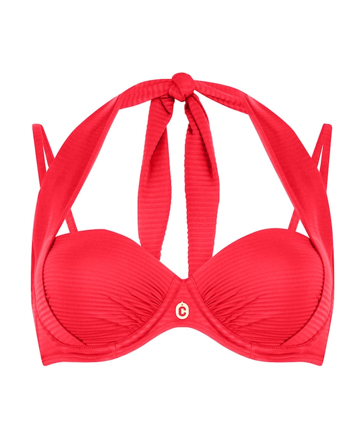 Dames bikinitop rood