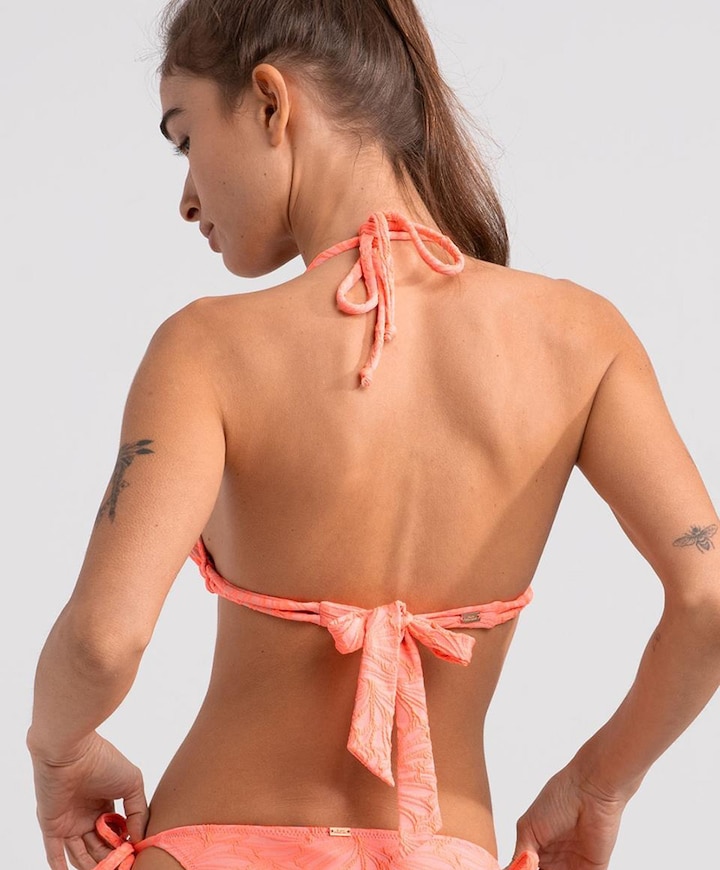 Dames bikinitop oranje