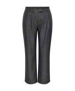 CARLINDA HW STR MEL TLR dames broek grijs