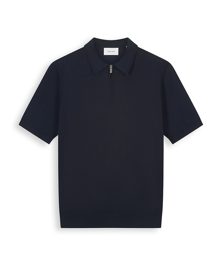 Heren polo blauw