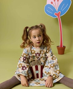 Meisjes jurk multicolor