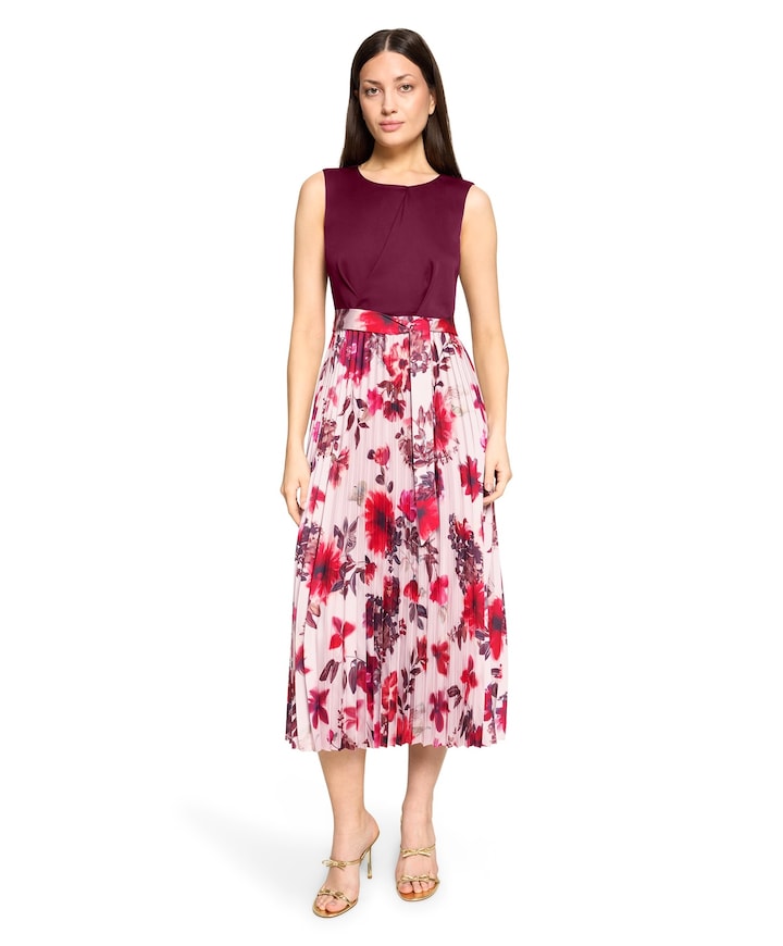 Dames jurk bordeaux