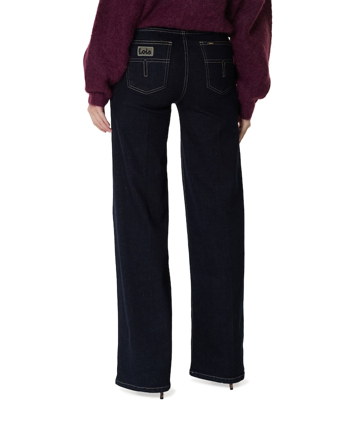 Palazzo 8063 Deeply Rinse dames jeans blauw