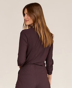 Dames blouse bruin