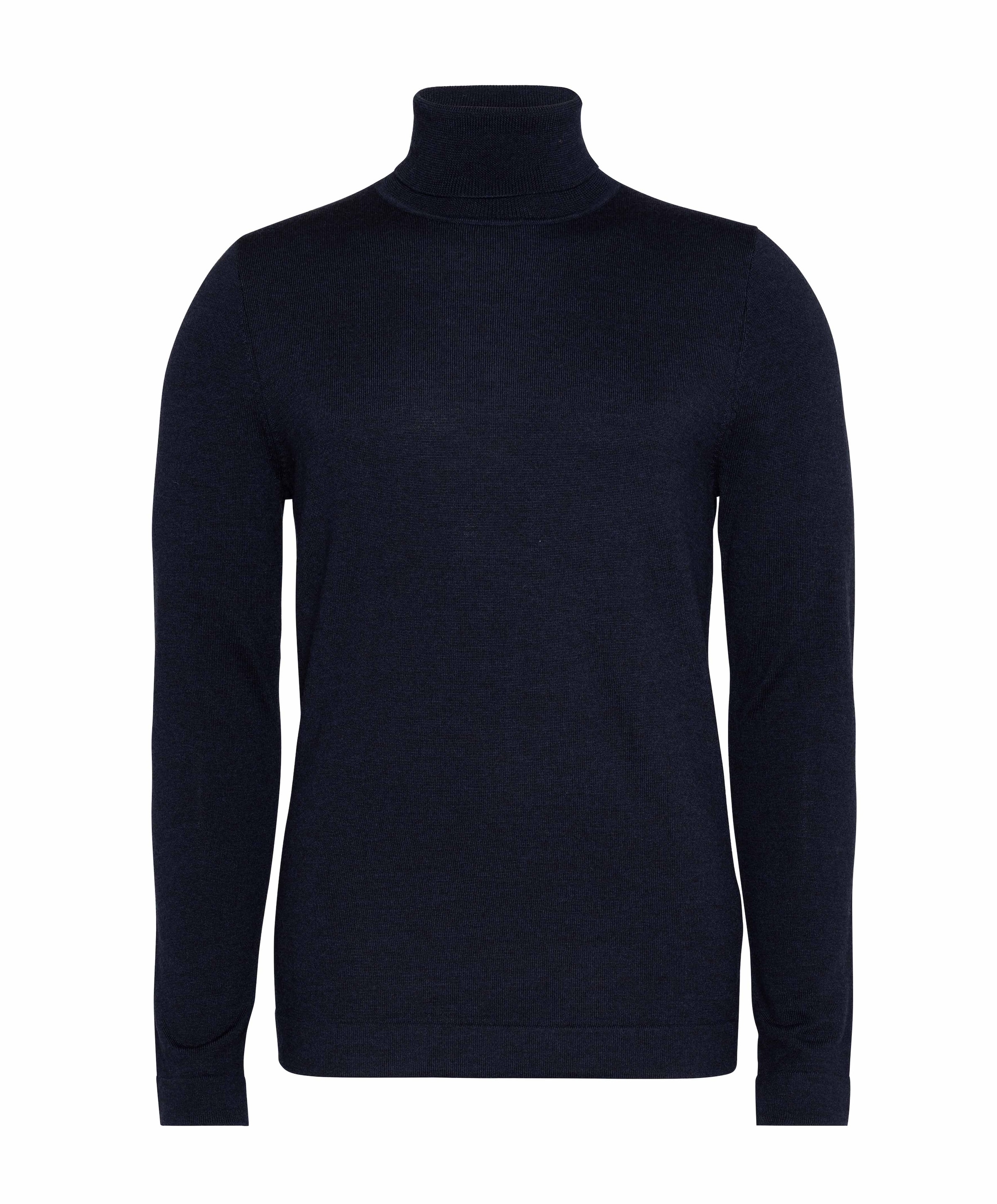 Heren coltrui blauw