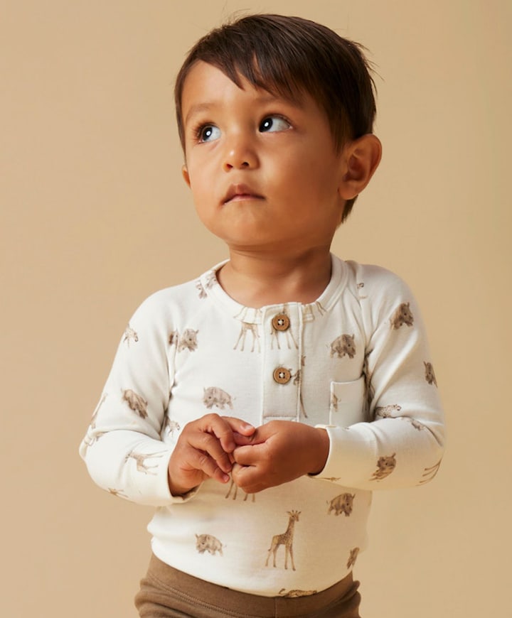 Jongens babypakje ecru