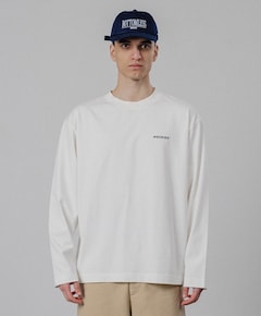 Heren longsleeve ecru