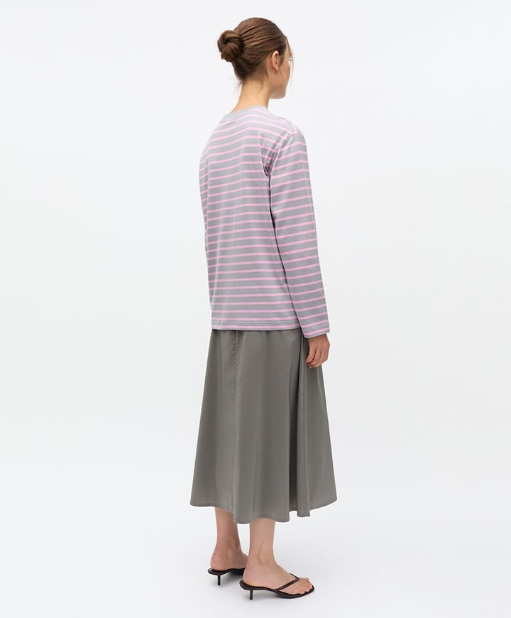 Dames longsleeve grijs