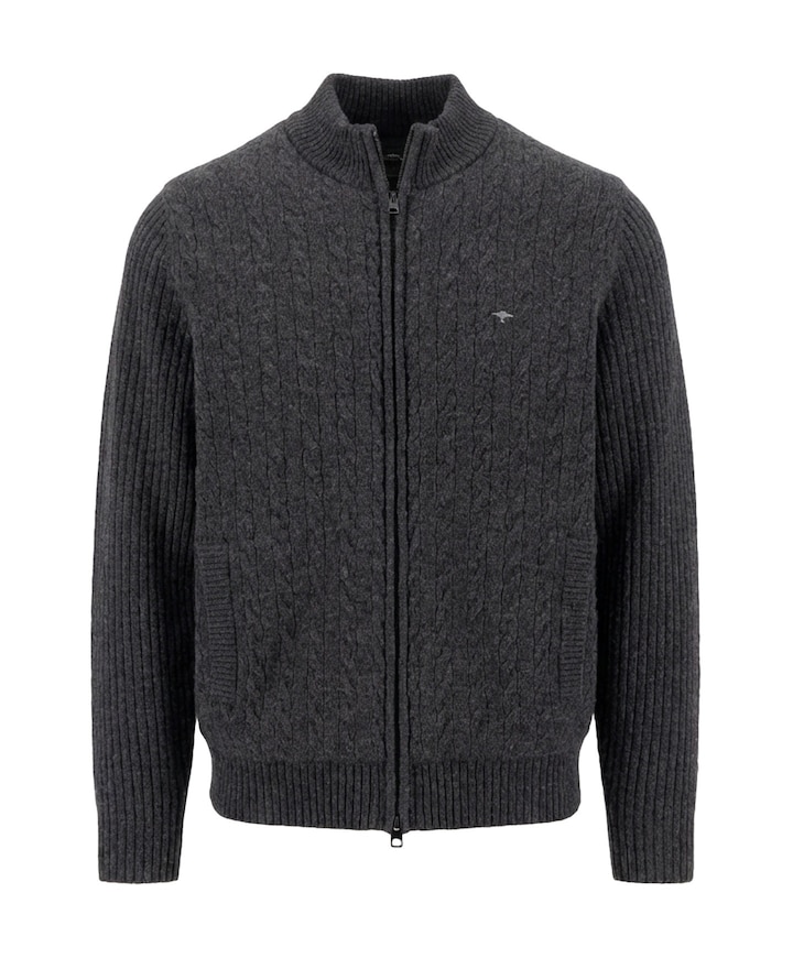 Heren vest grijs